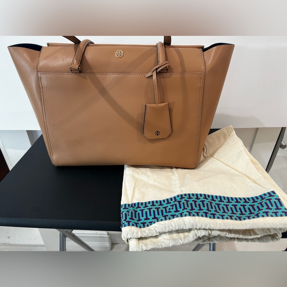 Tory Burch large zipper tote